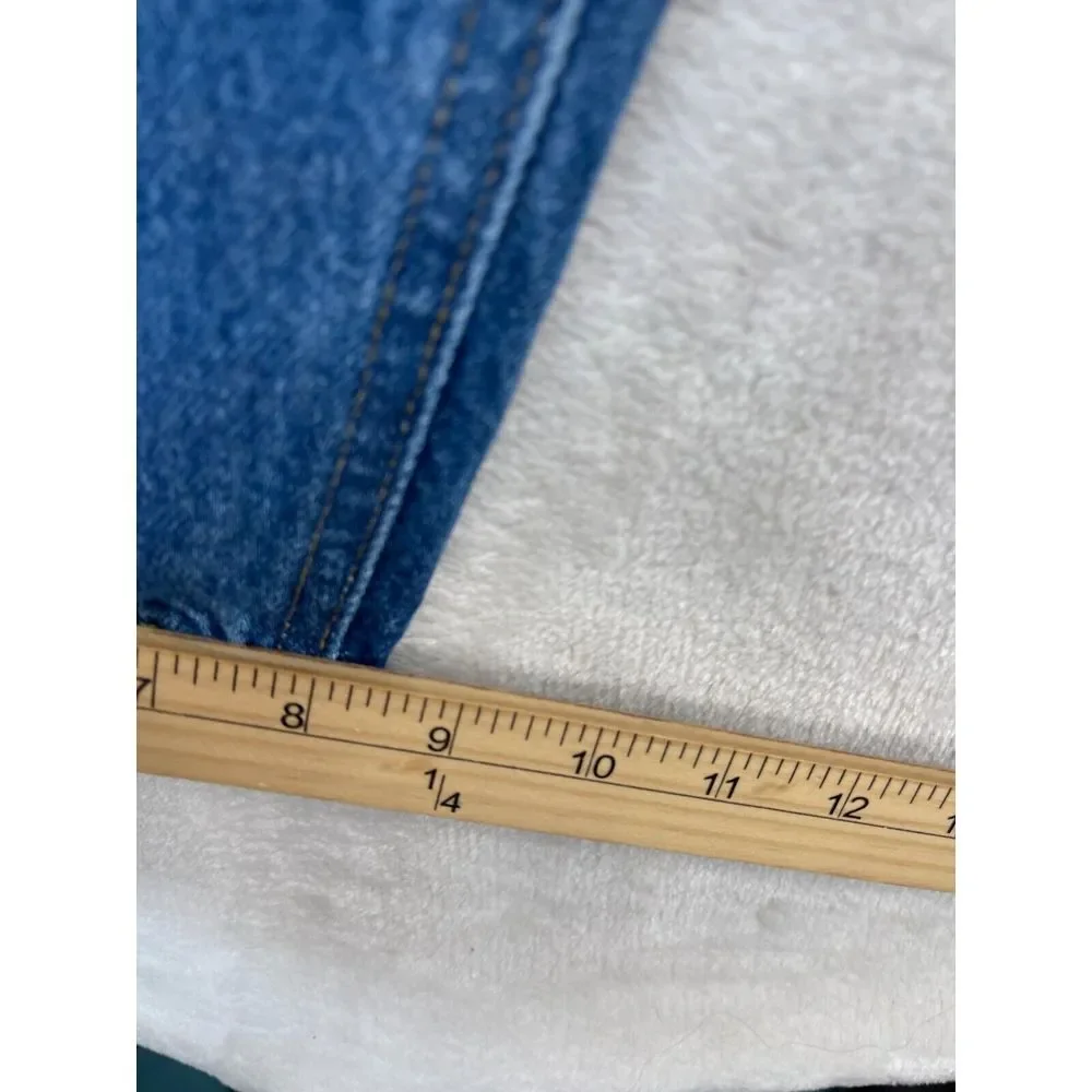 Carhartt Jeans Mens 46x30 B17 DST 100% Cotton Relaxed Fit Tapered Leg Denim Blue